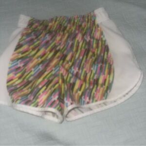 Zone Pro Multi Colored Athletic Shorts with Elastic Waistband